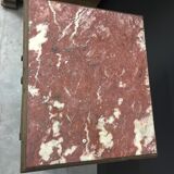 Wooden and marble bedside table éé