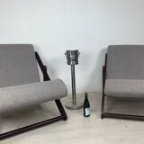 Pair of folding armchairs