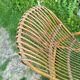 Rocking-chair vintage rotin