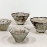 Pair of Willy Guhl planters, 1960s
