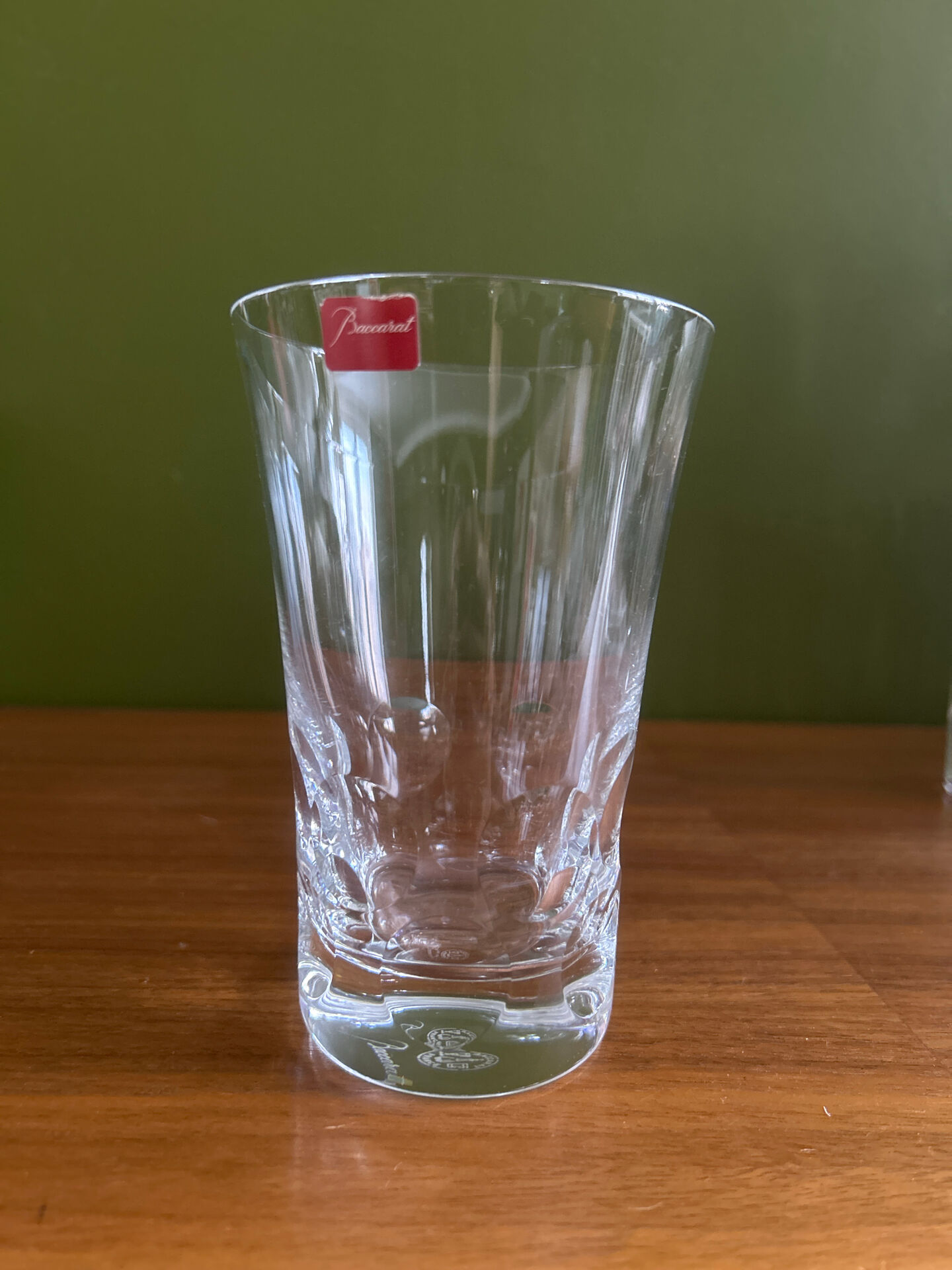 Baccarat crystal Beluga glass