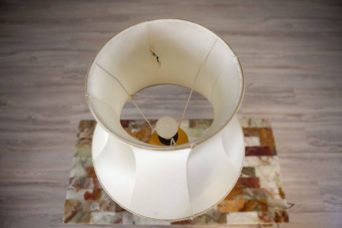 20th Century Night Lamp on Ceramic Base