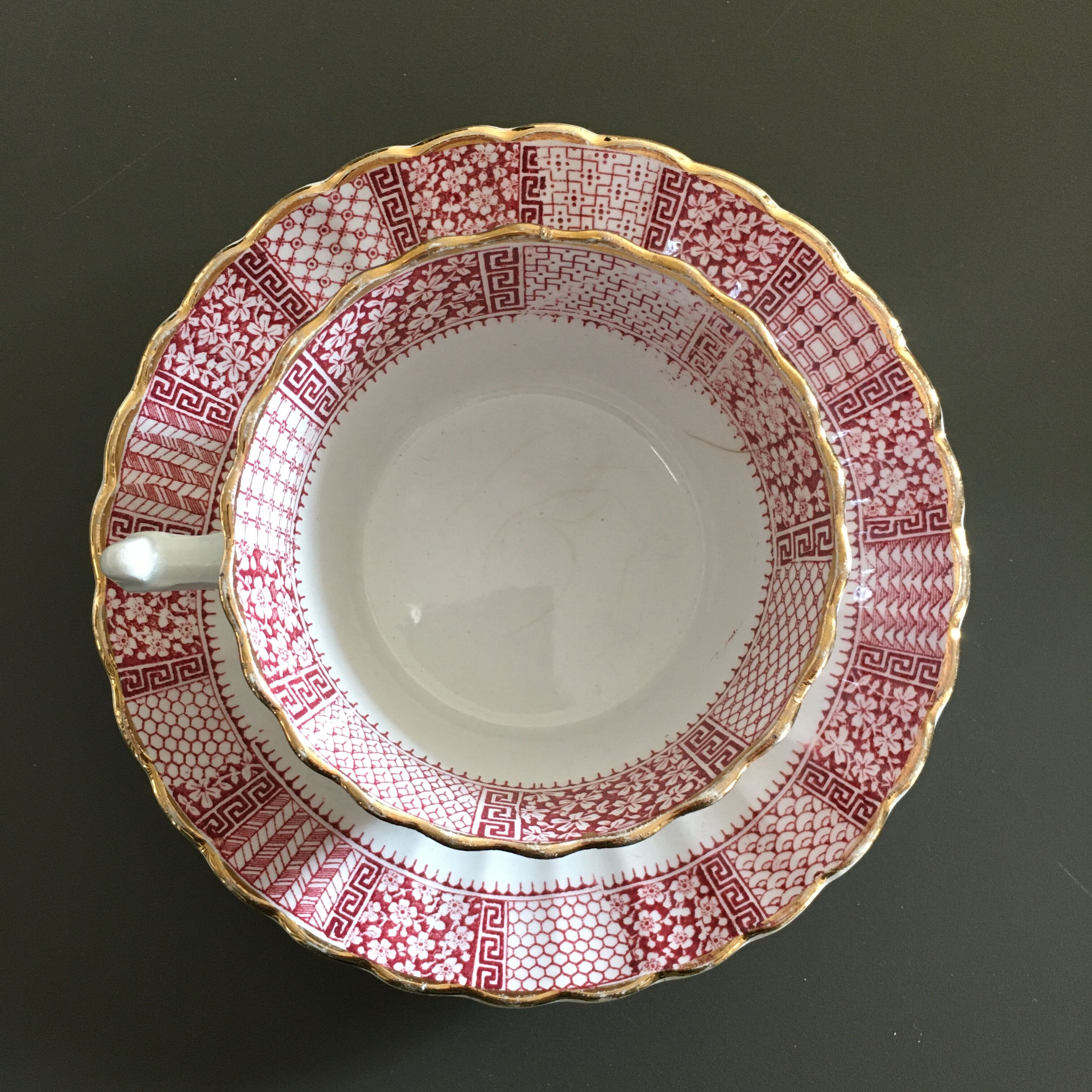 Luneville cup and saucer
