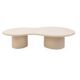Customizable Handmade Sculptural Plaster Coffee Table, Organic shape, O150
