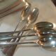 Couverts christofle modèle japonais 6 fourchettes 6 cuillères à soupe 6 cuillère à café