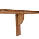 Solid oak wall shelf - Rustic Louis XVI style