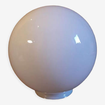 Globe 20cm en verre blanc pour lampe suspension