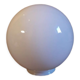 Globe 20cm en verre blanc pour lampe suspension