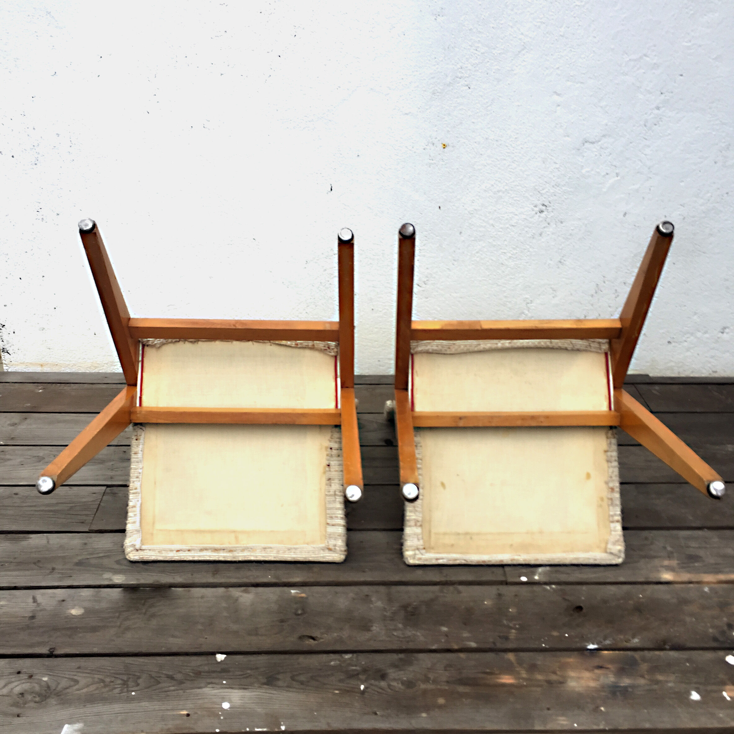 2 chairs compass compass 60s