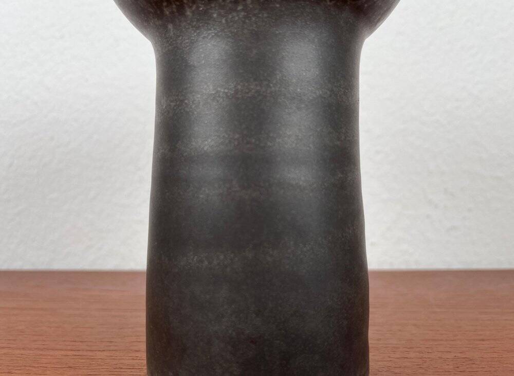 Vintage East German studio vase GDR mid-century by Erhard Goschala, 1960s.
