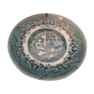Assiette faïence Sarreguemines "Willow"