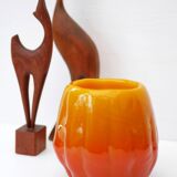 Art glass candleholder by Göte Augustsson Ruda Glasbruk