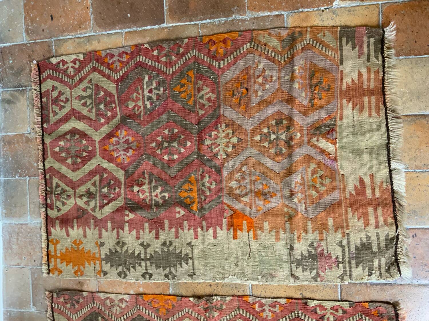 Pair of old rugs
