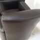 Pair of leather club armchairs