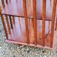 Art Deco style revolving bookcase in walnut and oak