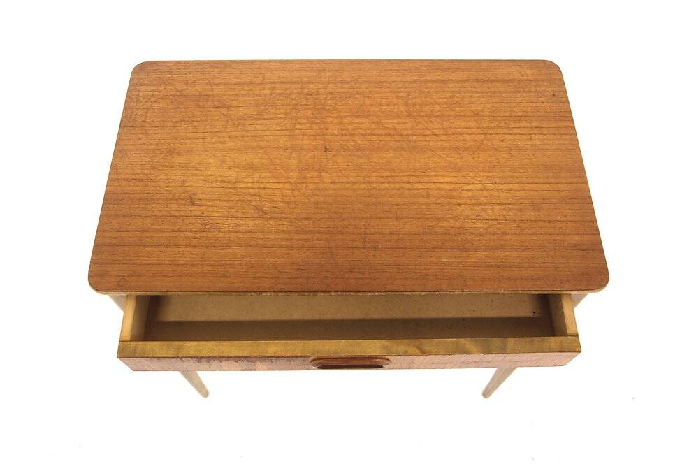 Scandinavian teak bedside table, Sweden, 1960s
