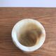 Small vintage onyx vase or candle holder