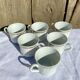 Lot de 6 tasses porcelaine Apilco