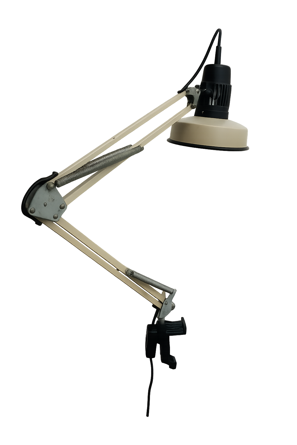 70s metal articulated designer/architect lamp