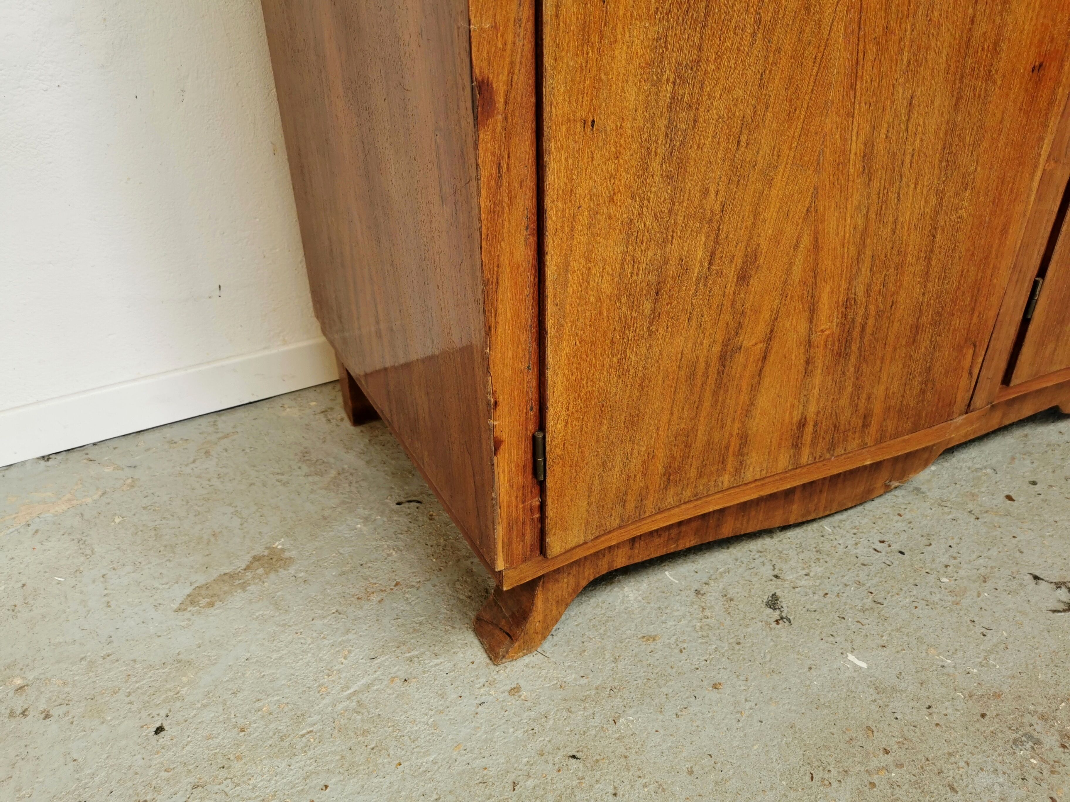 Vintage asymmetrical wardrobe