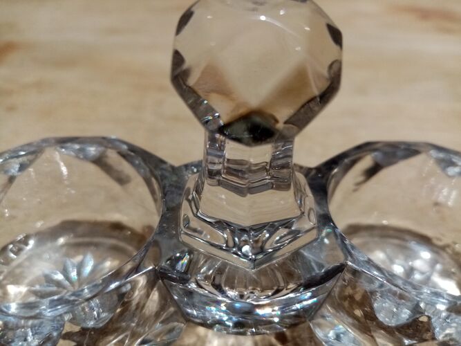 Salière poivrière cristal de baccarat