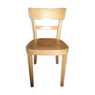 Horgen Glarus bistro chair, signed and made in Switzerland - 1950s