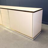 Vintage lacquered credenza, 1980s