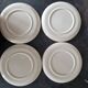 4 large vintage ceramic plates/presentation dishes