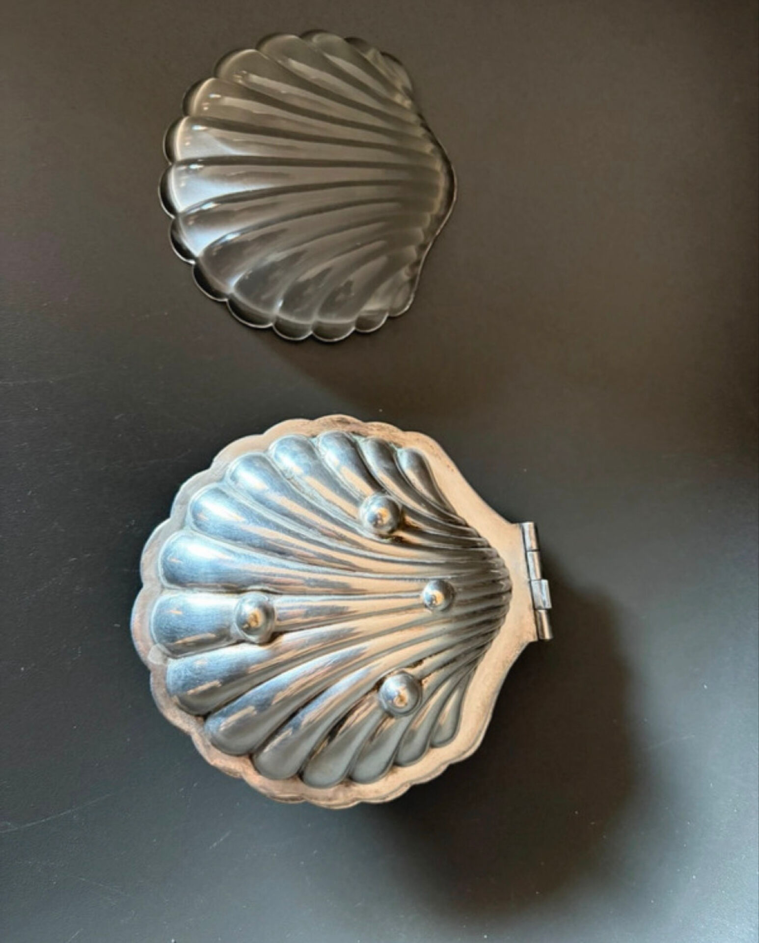 Shell Butter Dish & Vintage Toast Rack