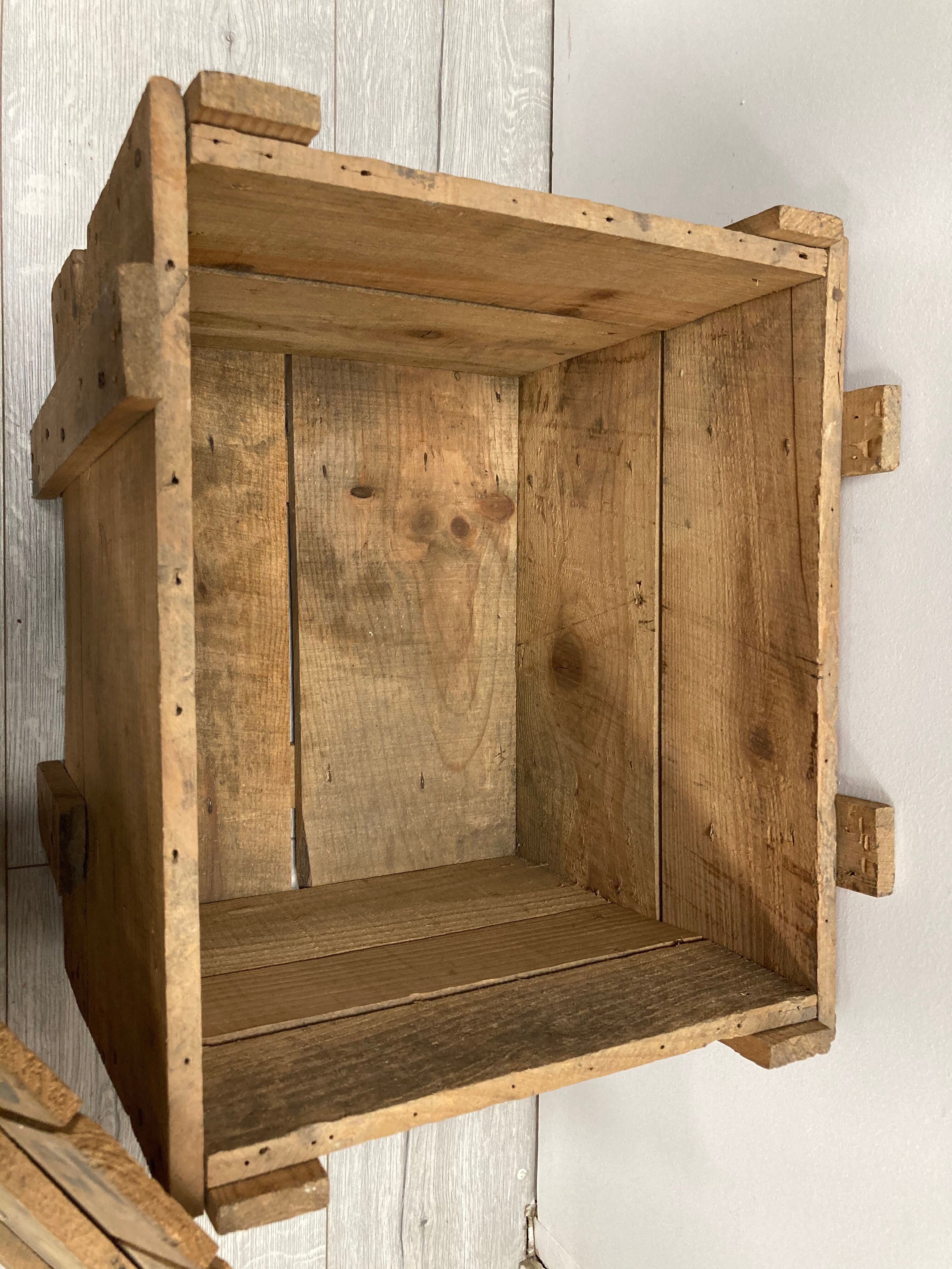 Vintage wooden suitcase