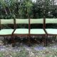 Chaises danoises scandinaves teck Uldum Möbelfabrik années 60