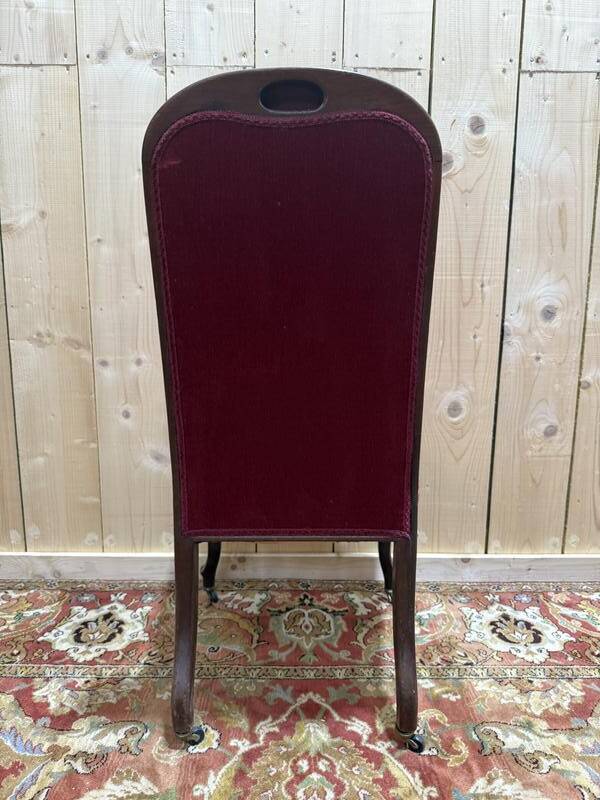 Suite de 6 chaises époque Napoléon III en acajou
