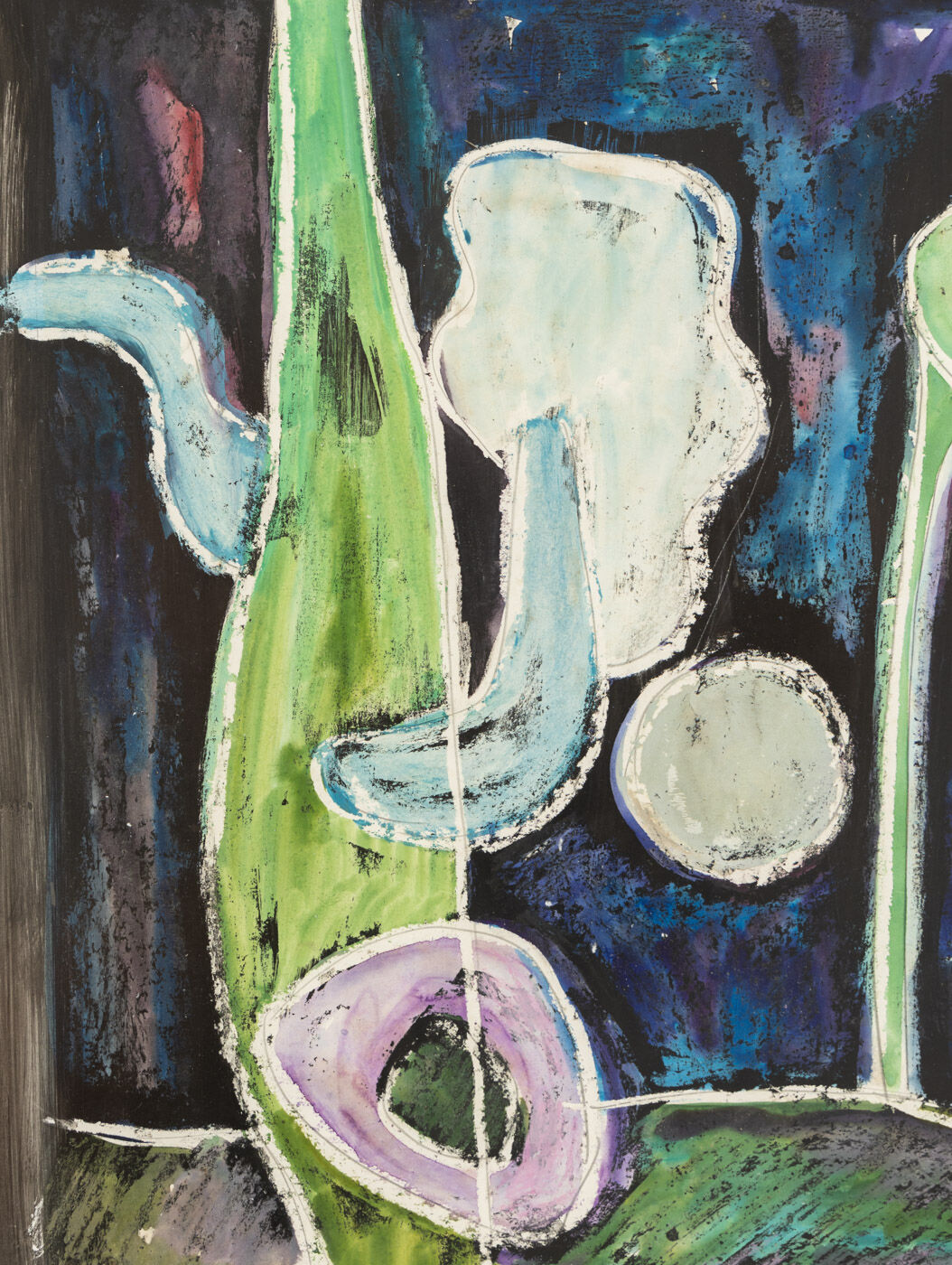 Algarve, aquarelle 1977, 66 x 57 cm