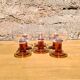 Suite of 6 wine glasses 70s