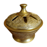 Brass Potpourri Box with Openwork Lid