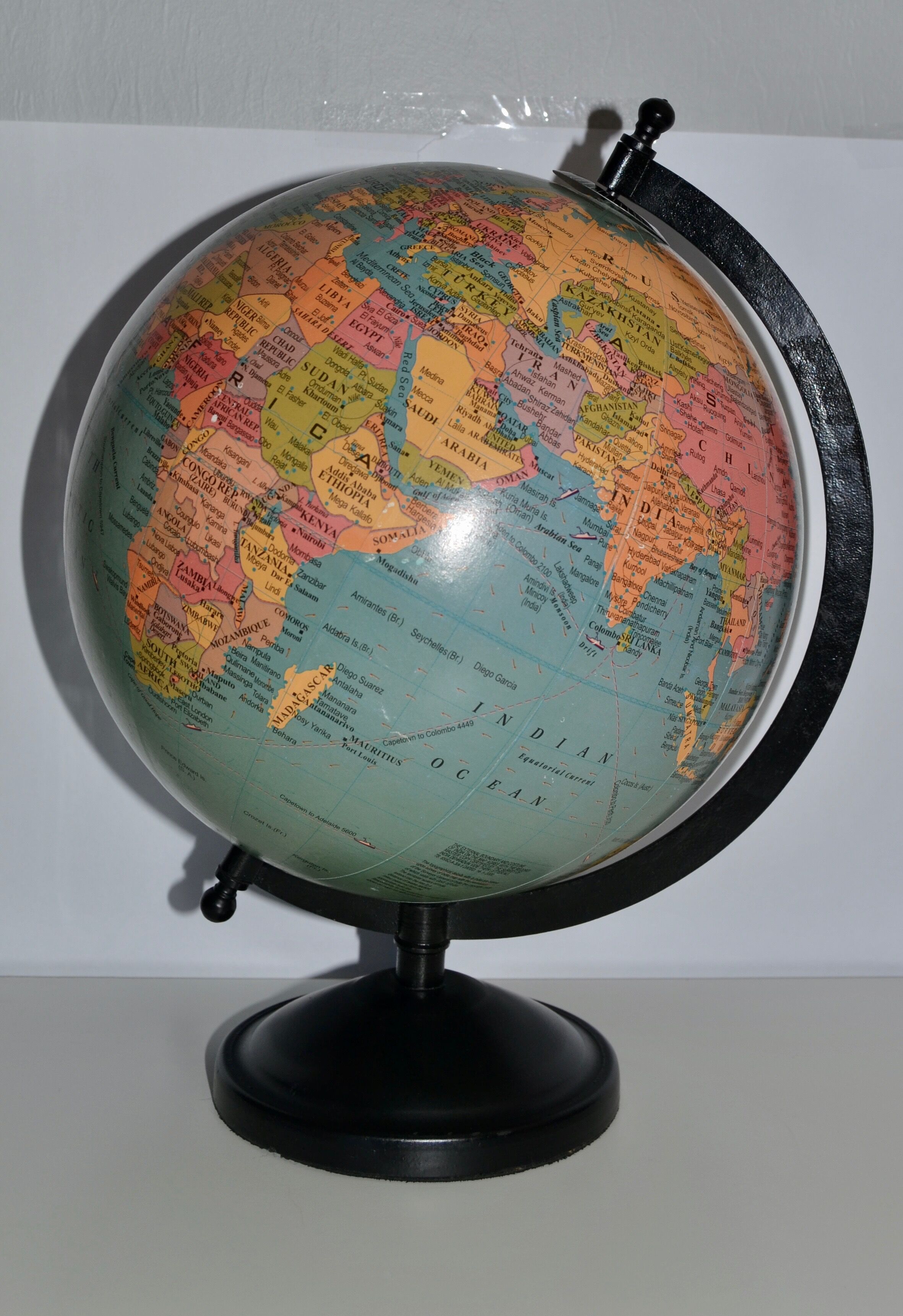 Wooden globe
