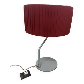 Lampe de table abat-jour en tissu courbé par Tronconi