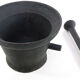 Antique 19th century cast iron pestle and mortar