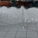 Large brewery mirror, Year 1950 200x100cm