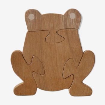 Puzzle grenouille en bois