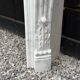 Louis XV style fireplace in Carrara marble, circa 1980.