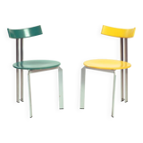 Harvink Zeta postmodern Dutch design chair, set of 2
