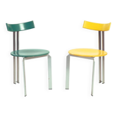 Harvink Zeta postmodern Dutch design chair, set of 2