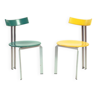 Harvink Zeta postmodern Dutch design chair, set of 2