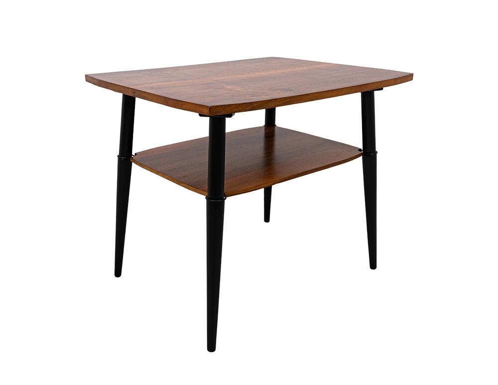 Vintage walnut coffee table, Poland, 1960s