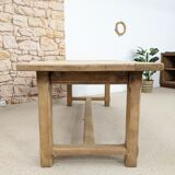 Solid oak farmhouse table