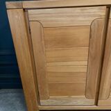 Elm sideboard Maison Regain circa 1970