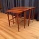 Side tables, 1960s, Denmark, set of 3