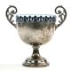 Sugar bowl, Art Nouveau, silver-plated brass, WMF, Germany, 1900s