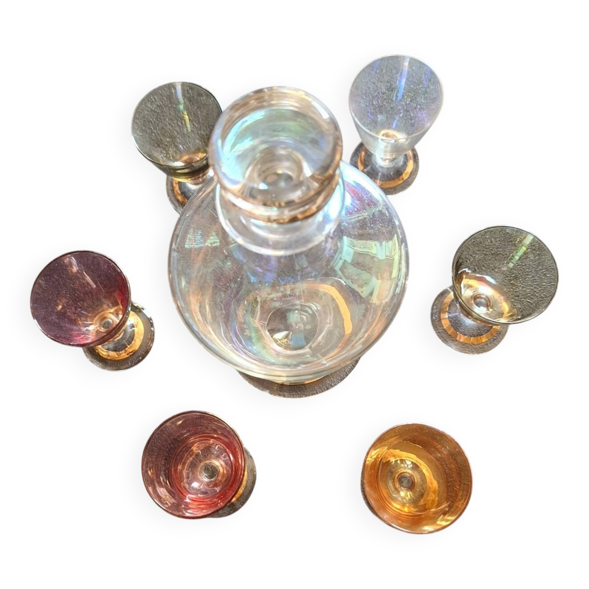 Art Deco liqueur service